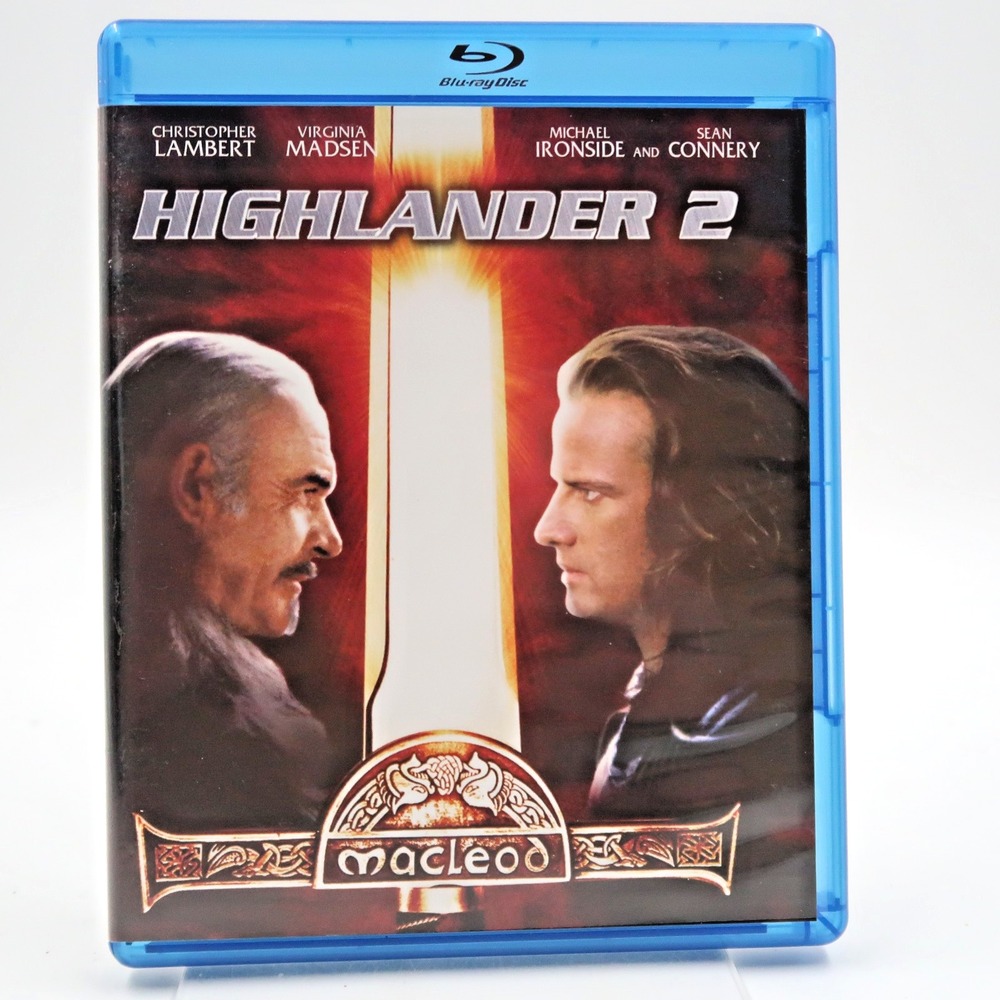 Highlander 2 Blu-ray Christopher Lambert Sean Connery Virginia Madsen 1990 Movie